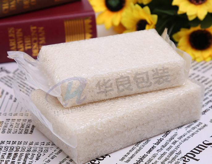 真空米磚袋，透明包裝袋