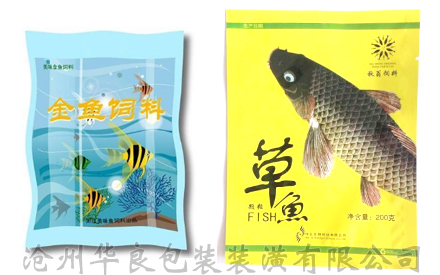 寵物飼料包裝袋魚(yú)飼料彩印包裝袋子圖片